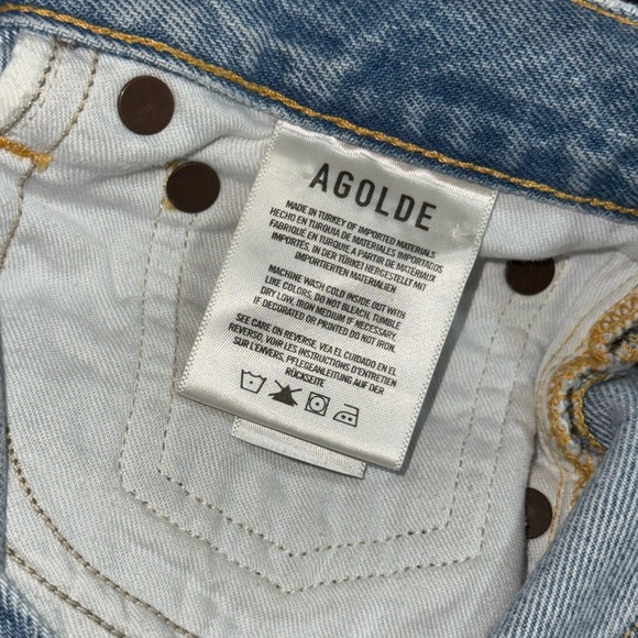 Agolde Parker Long Jean Short - Picture 15 of 15